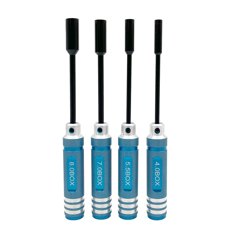 Ismosm 4Pcs Nut Driver Set RC Tool Set Hex Nut