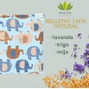 MALIKA - AlmohadaCompresa para Beb - Elaborada con Semillas de