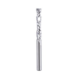 SpeTool Spiral Cutter 4 mm Shaft Compression 25 mm Cutting Length Spiral Groove Cutter CNC Milling Cutter Up & Down Solid Carbide End Mill Groove Cutter for Router Wood Cutter Slot Cutter Wood Router