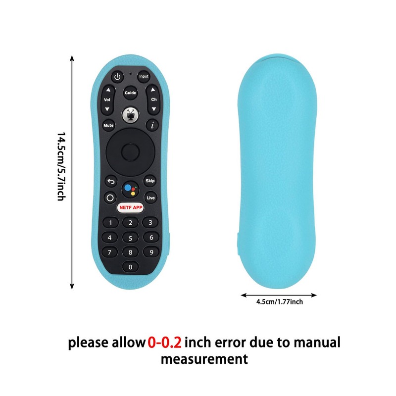 Protective Silicone Remote Case for TiVo Stream 4K Remote Control,