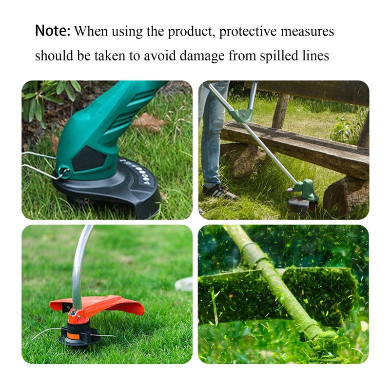 RUIITEN 10Pcs WX100 Replacement Trimmer Spool Set, 1.65mm x 8.3m