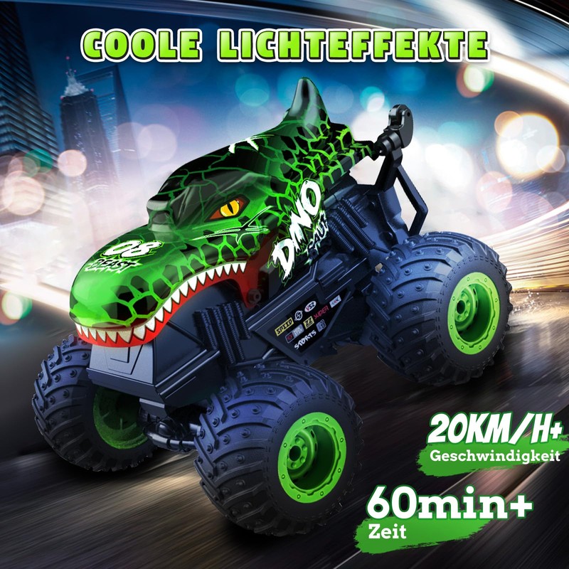 IEEILULU Remote Control Car Dinosaur