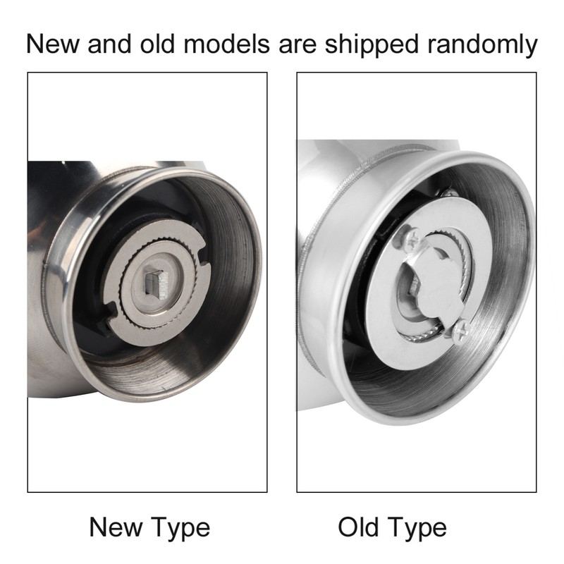 Portable Stainless Steel Pepper Mill Spice Grinder Household Kitchen Tool