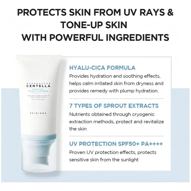 Pack Doble - Protector Solar Skin1004 Madagascar Centella Hy