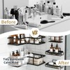5-Pack Rustproof Stainless Steel Adhesive Shower Caddy Set