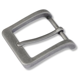 edelkern Premium belt buckle "GS12" for men, high-quality buckle for changing, suitable for belts without buckle (interchangeable belt) up to 40 mm wide, buckle, buckle, pin buckle, Standard packaging