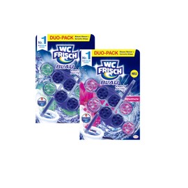 WC Frisch Kraft Active Blue Rinse Sample Set, 2 Varieties (2 x 100 g), Ocean Fresh and Flower Freshness