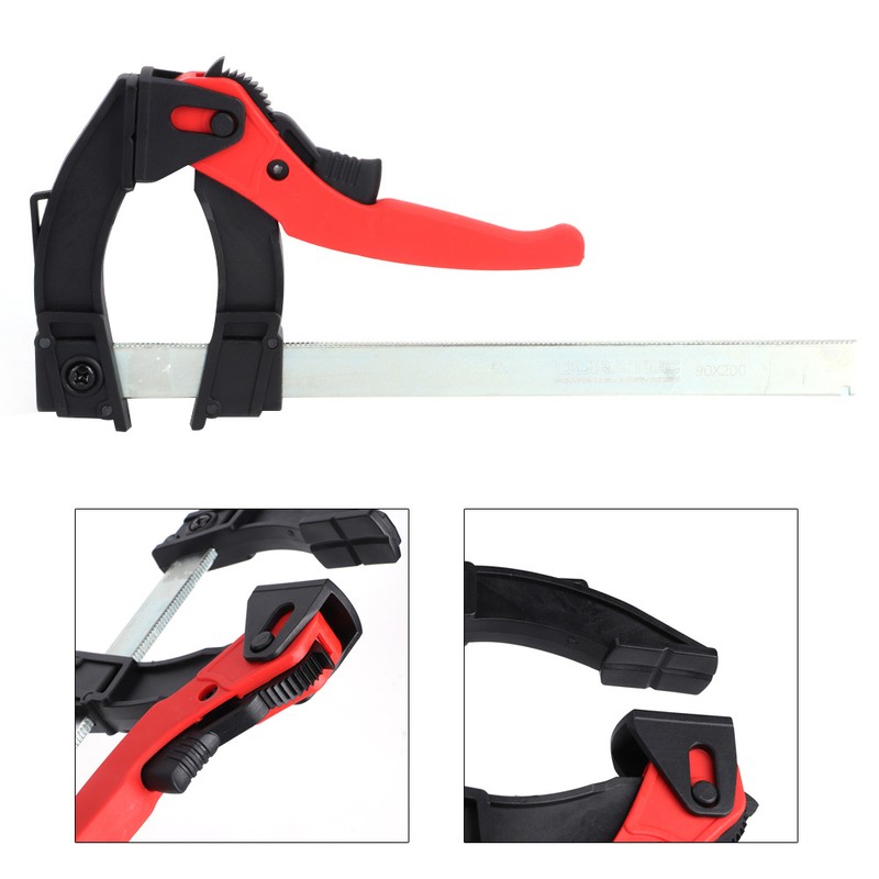 Quick‑Grip Ratchet F Clamps Adjustable Woodworking Fixing Clamp Carpenter Accessories