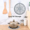 Nstezrne Silicone Trivets Mats for Hot Pots and Pans, Multi