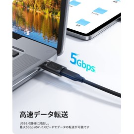 NIMASO NAD21D214 USB Type-C Converter Adapter (Set of 3) (USB 3.0 High Speed Data Transfer), QC3.0 Rapid Charging, Type C Female to USB 3.0 Male Conversion Adapter, Small Size, Compatible with