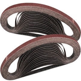 STEBRUAM Pack of 30 Sanding Belts 9 x 533 Grit 80