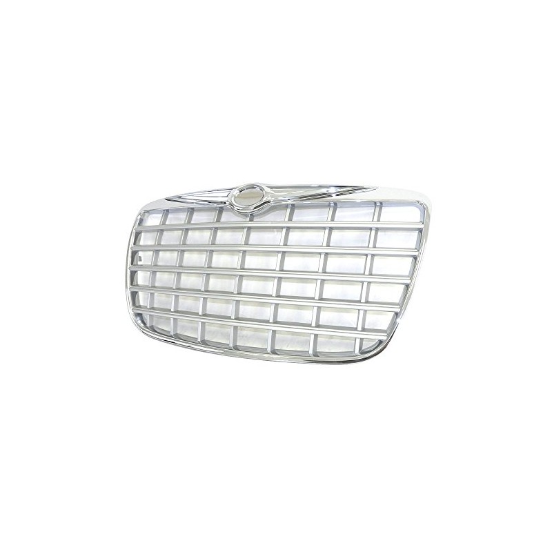 Titanium Plus Autoparts New Front Chrome Silver Grille Grill For