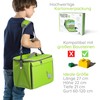 fantifant Building Block Bag with Fold-Out Building Plate Suitable for