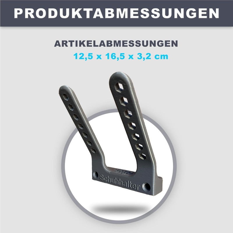 Universal Shoe Holder for Campers & Motorhomes (Slate-Grey)