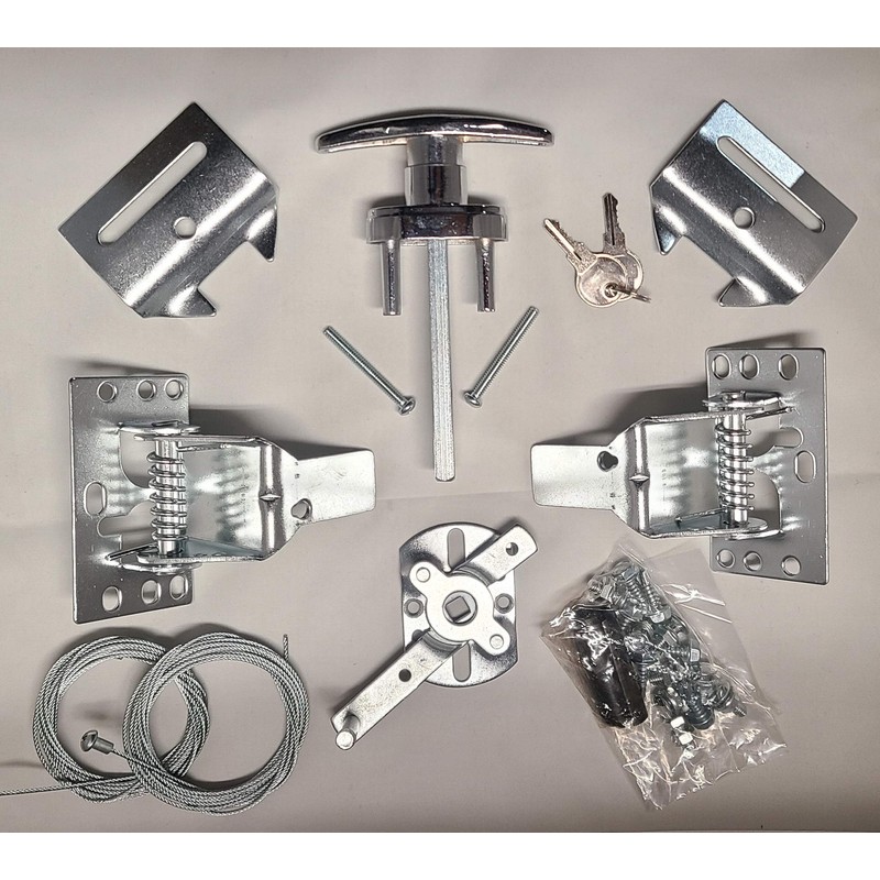 RI-KEY Security - Universal Garage Door Lock Kit with Spring