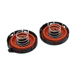 NewYall Pack of 2 Crankcase Vent Valve PCV Pressure Regulating Valve Cover for BMW 545i 2004-2005, 550i 2006-2010, 645Ci 2004-2005, 650i 2006-2010, 745i 2002-2005, 750i 2006-2008, X5 2004-2010