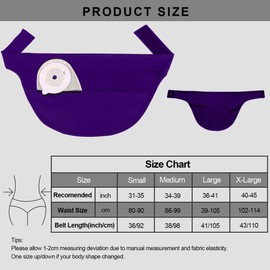 LAPLUIE Colostomy Bag Covers for Women and Men, Ostomy Bag Covers, Ostomy Belt Abdomen, Colostomy Supplies (Medium)