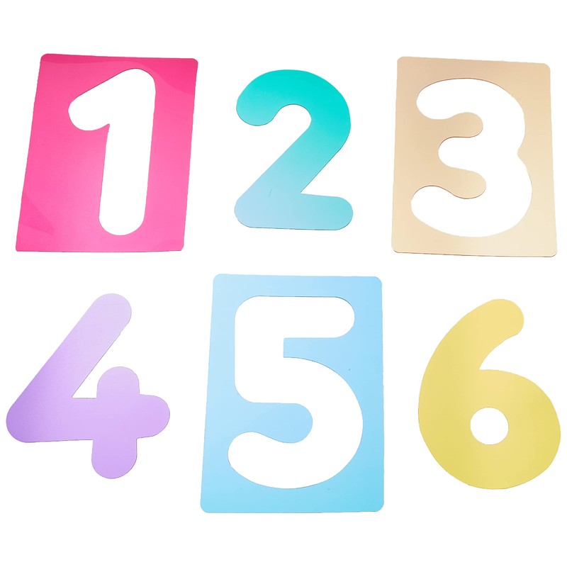 HenBea 773 "Numbers" Stencil (10-Piece)