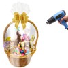 Morepack Shrink Wrap Bags for Gift Baskets,14x18 Inches PVC Heat