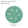 Kozelo 50pcs Green Film Sanding Discs - [6 Inch 400