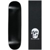 Moose Skateboard Deck Blank Dipped Black 8.0" Skull Grip