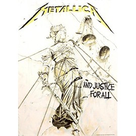LPGI Metallica Justice for All Fabric Poster, 30 by 40-Inch