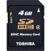 TOSHIBA SDHCカード 4GB Class4 (国内正規品) SD-L004G4