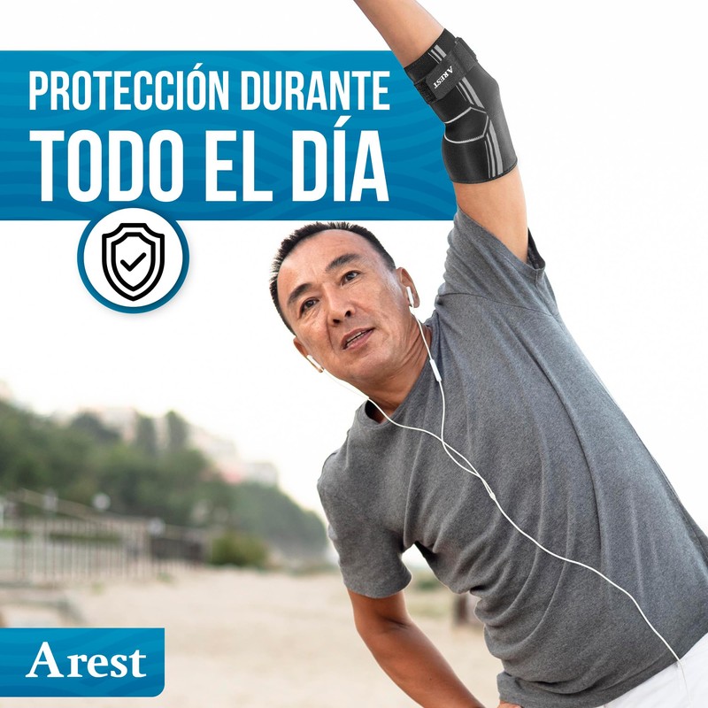 AREST Elbow Support with Compression Band - Compression Elbow Bandage