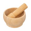 Maison Futée Bamboo Mortar and Pestle 13 cm x 5