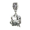 Dangle Love to Cheer Charm Bead for Bracelets