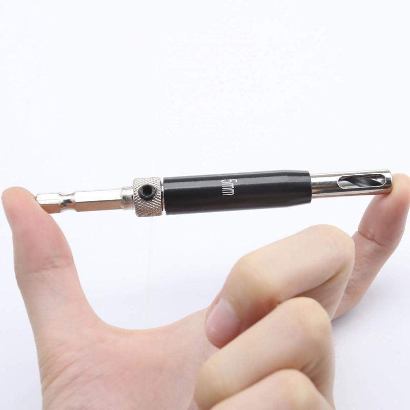 Create idea 18Pcs Hinge Drill Bit Set, Self Centering Drill