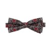 Venti Patterned Bow Tie, Medium red