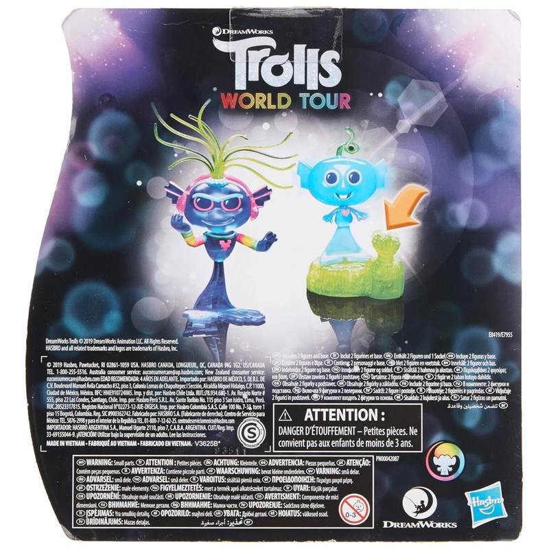 Trolls World Tour Techno Reef Bobble Set with 2 Figures,