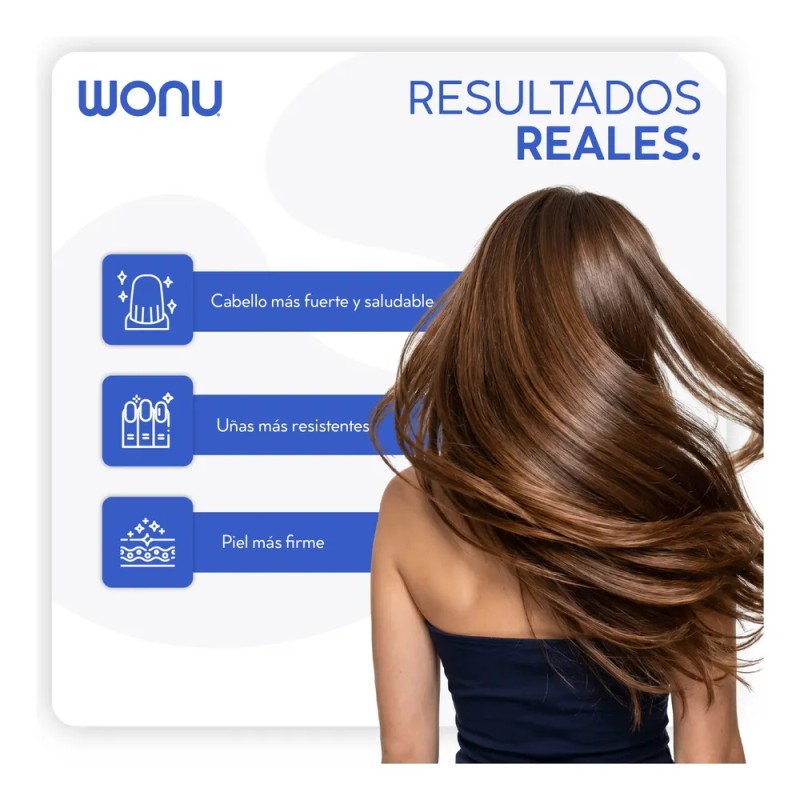 Wonu Colágeno Hidrolizado Sin Sabor 345g 30 Servicios Sfn