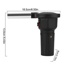 WOHPNLE Bbq Fan Air Blower, Barbecue Air Blower Portable Bbq Blower Fan Battery Powered Bbq Fan Air Blower for Outdoor Camping Picnic Charcoal Grill Barbecue