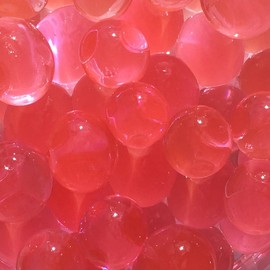 Eurosand Giant Aqualinos/Gel Balls Approx. 4-7 cm 50 g for approx. 3 Litres Decoration Red -01