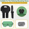 Qualirey 5 Pcs Mouse Station Key Rat Bait Stations Replacement