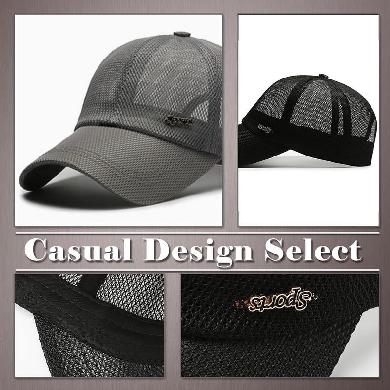 One Limitation CP459 Running Hat, Lightweight, Mesh Cap, Simple, Sports,