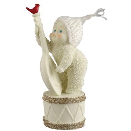 Department 56 Snowbabies Dream Collection Merry Makers Bass Figurine, 1.77 inch