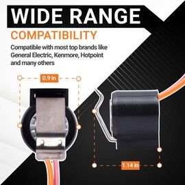 BlueStars Ultra Durable WR50X122 Refrigerator Defrost Thermostat Replacement - Exact Fit for General Electric Kenmore Hotpoint Models - Replaces PS303471 AP2071262 WR50X0128