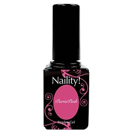 Naility! Gel Nail Stepless Gel 164 Paris Pink 0.2 oz (7 g)