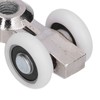 Shower Door Sliding Wheel Suspension Outer Pulley Roller Replacement Accessories