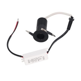 Spacnana 3W LED Recessed Spotlight, Soft Light, Mini Under Cabinet Light, Downlights for Kitchens, Cabinets, Ceilings, AC85 to 265V (Warm White Light 3000K)