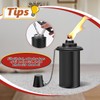 ZSPENG 4 Pack Torch Replacement Canisters, 16oz Bamboo Lantern Refillable