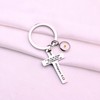 Cross Christian Religious Gift Bible Keychain Mustard Seed Keyring with