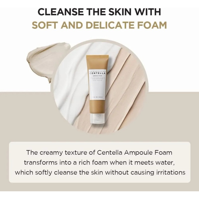 Skin1004 Madagascar Centella Limpiador De Espuma 125 Ml Momento De