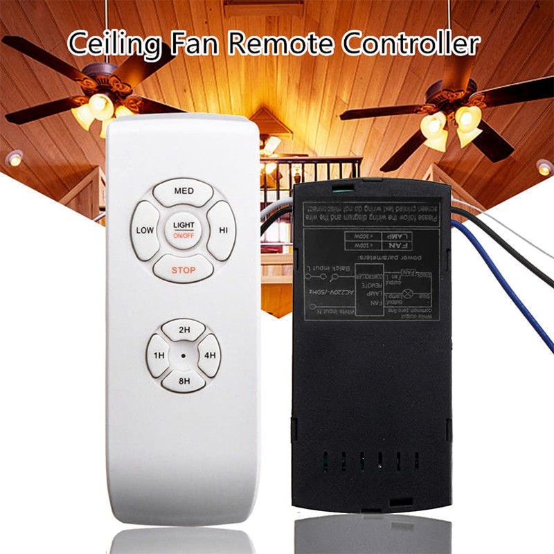 Universal Ceiling Fan Remote Control Kit, Wireless Remote Control and