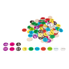 WISSNER 80440 Active Learning - 356 Decimal Place Value Plates