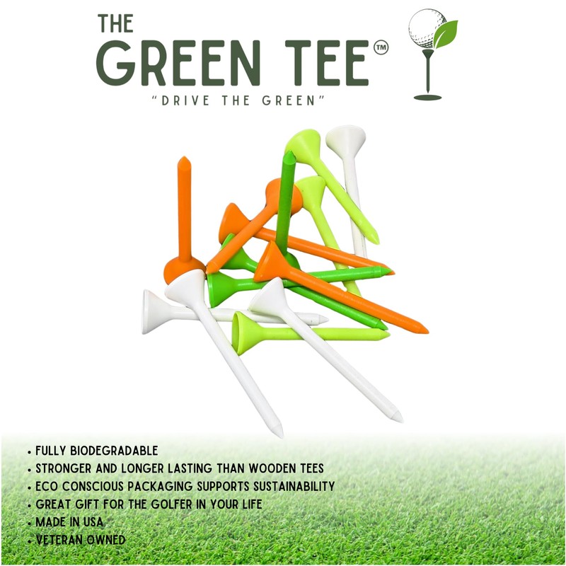 The Green Tee Biodegradable 2-3/4" Golf Tees