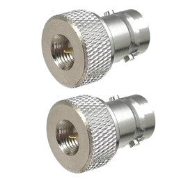 QLXHBOT SMA Male to BNC Female RF Coax Connector for Two Way Radio Walkie Talkie RF Coaxial Adapter BNC to SMA Coax Adapter 8Pcs